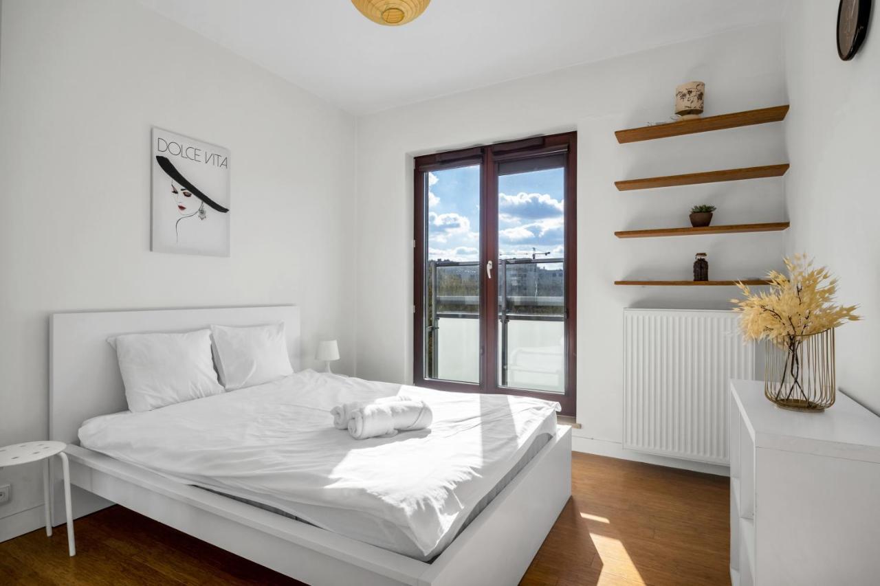 1Br New Apt 20Min Centre Parking Warszawa Exteriör bild
