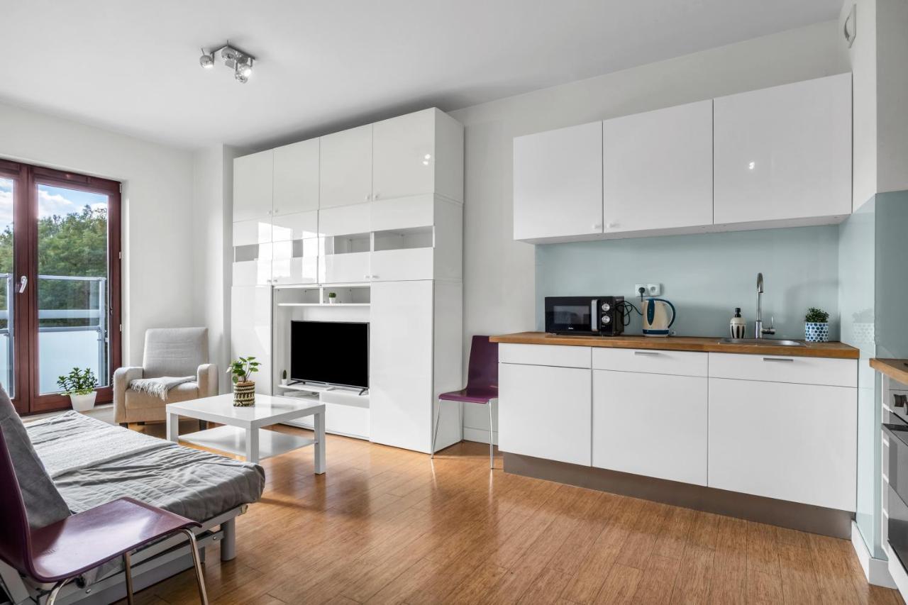 1Br New Apt 20Min Centre Parking Warszawa Exteriör bild