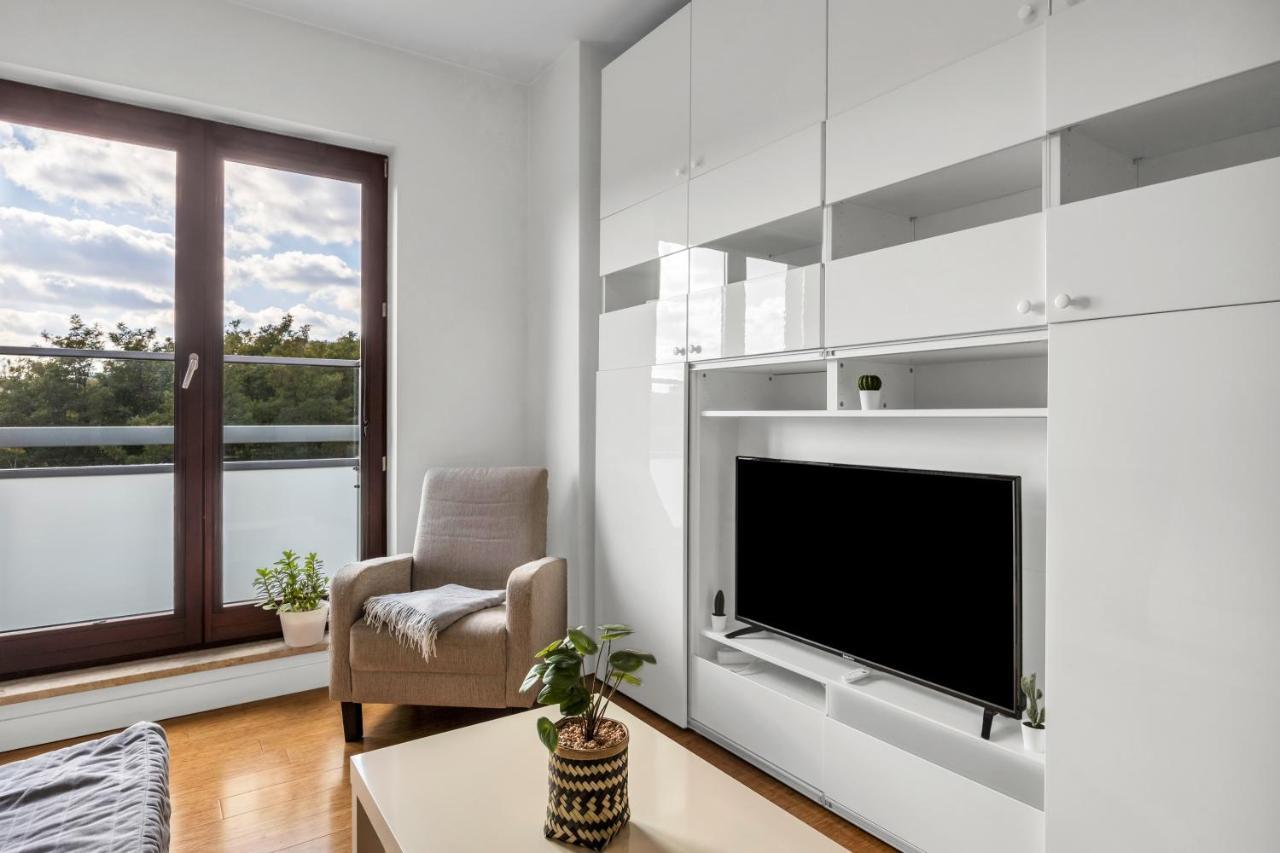 1Br New Apt 20Min Centre Parking Warszawa Exteriör bild